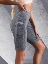 E 34401 High Waist Pocket Shorts ���������̿� ŷ������羳