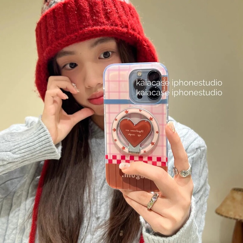 Casual and Suitable for Samsung S23Fe Mobile Phone Case S25Ultra/S24Plus Double-Layer Magnetic Suction 3 Apple 17Promax