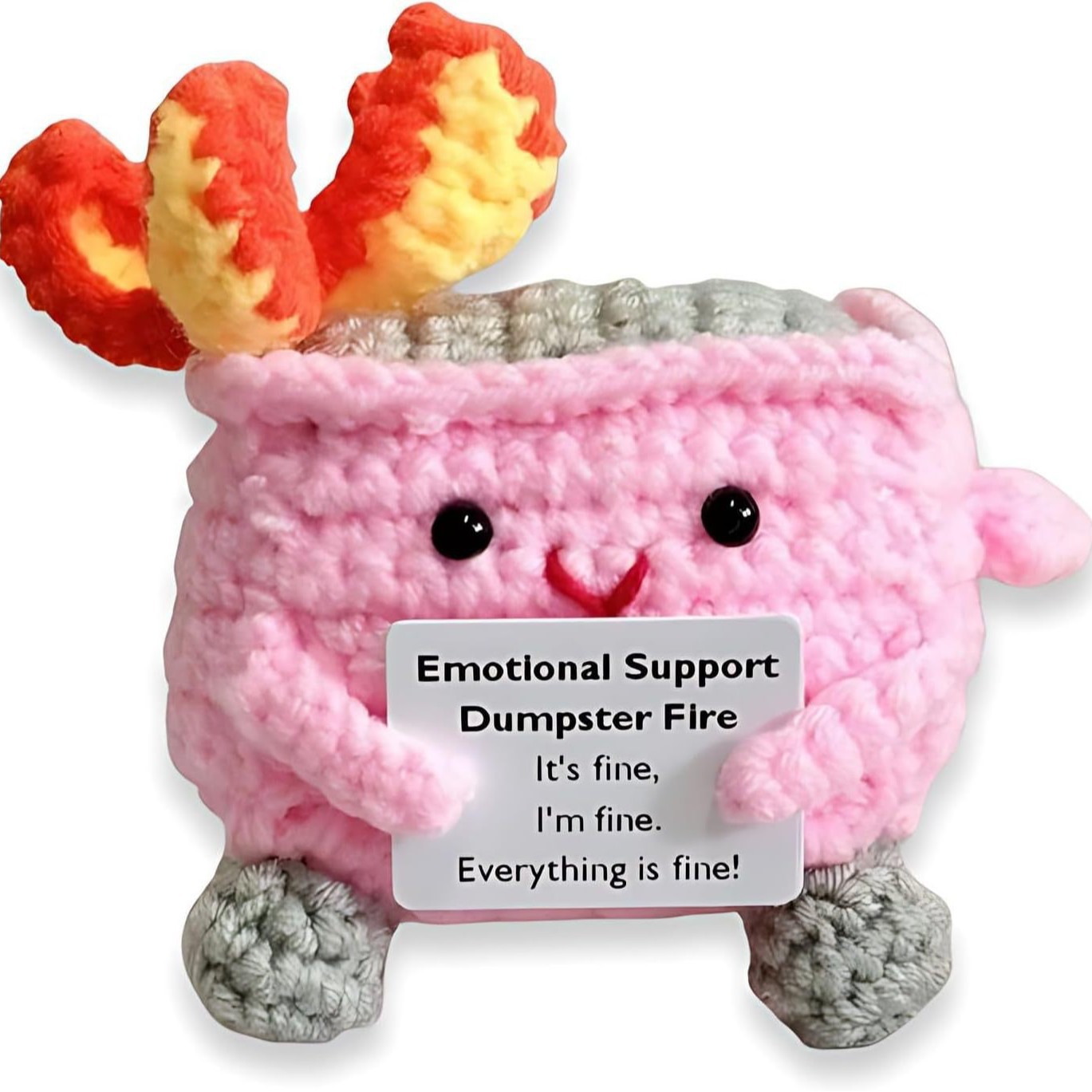 핑크색 쓰레기통