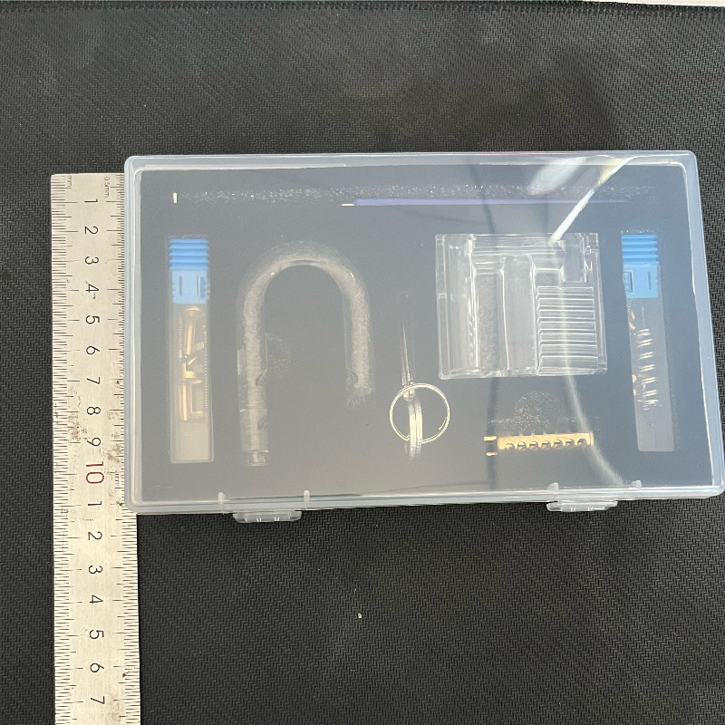 DIY 手組み立てアクリル透明絶縁ロック手動組み立て練習ロック工芸品装飾品|undefined