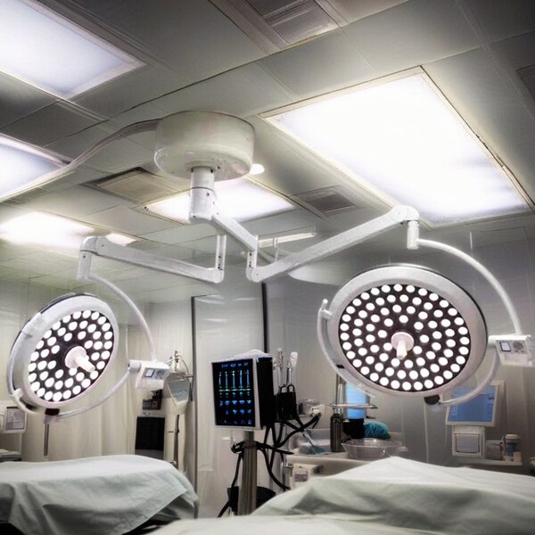 Hospital operating room lighting LED no shadow lamp dual -headed…