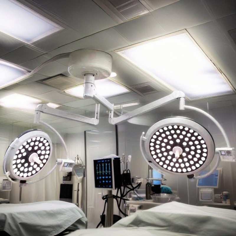 Hospital operating room lighting LED no shadow lamp dual -headed…