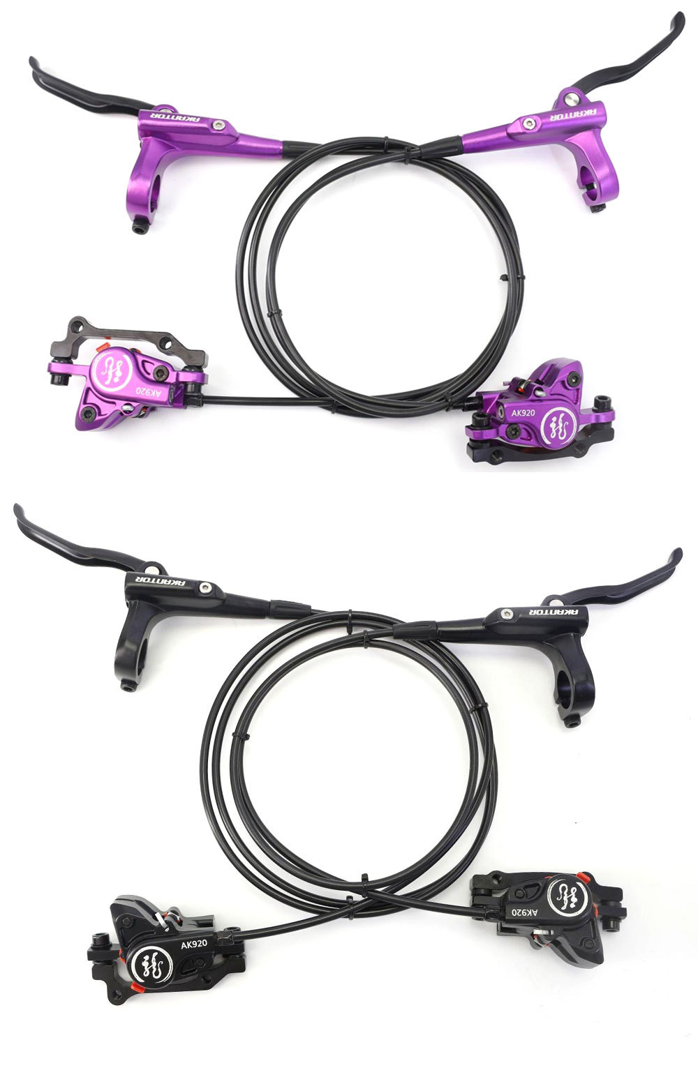 AKANTOR MT200ダブルピストン マウンテンバイクオイルブレーキ 多色選べ 高評価自転車オイルディスクセット 詳細画像