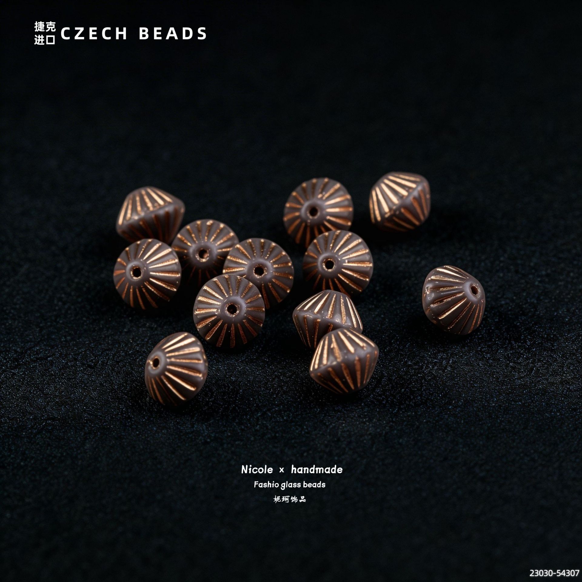 Importado Checo Baos Osha esmaltado linterna cuentas de mano 9mm accesorios de material DIY pulsera alrededor de 100 piezas image 23