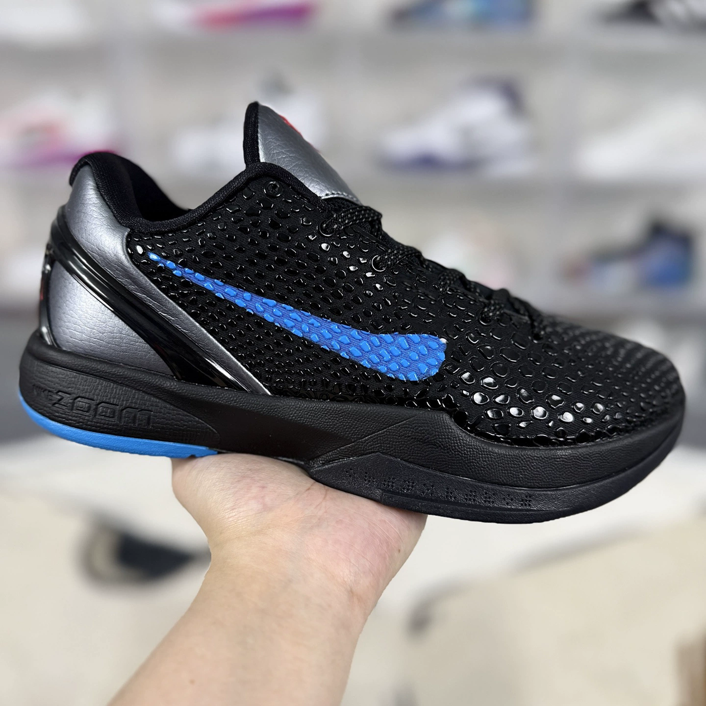 Обувь Путянь высокой версии Kobe 6 баскетбольные кроссовки мужские Kobe6 Protro практичные кроссовки женские черные Мамба кроссовки