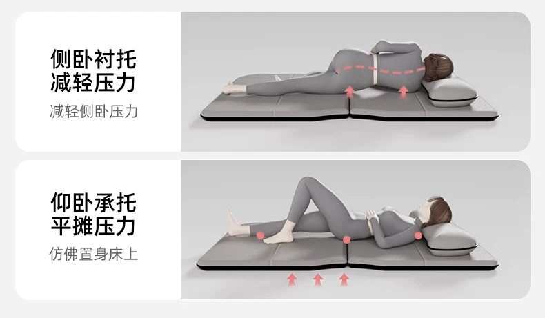 Car Backseat Sleeping Pad, Car Mattress, Foldable Travel Bed in the Car, Rear Seat Sleeping Tool for Babies