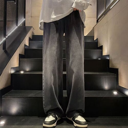 High-quality elastic men's jeans, durable elastic men's jeans
