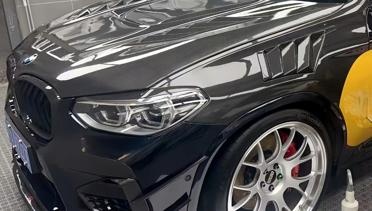 Suitable for BMW X3 MX4 M modified carbon fiber fender openings BMW F97 F98 G01 G08 G02 fenders