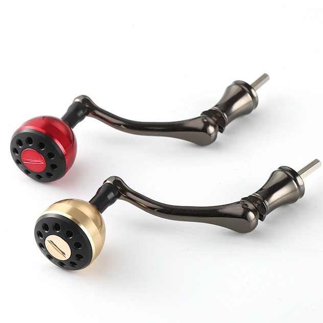 Golden Shark King artes de pesca transfronteriza accesorios de la rueda de pesca todos los metal CNC balancín mango de metal