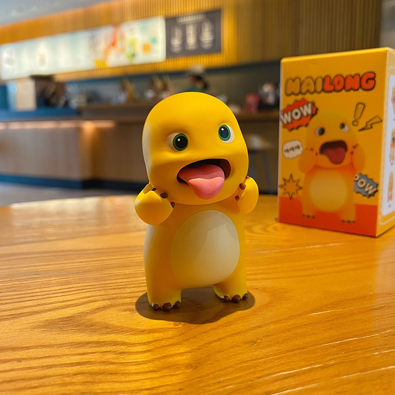 正版奶龙卡通公仔潮玩家居小摆件创意萌趣办公室桌面治愈系装饰品|undefined