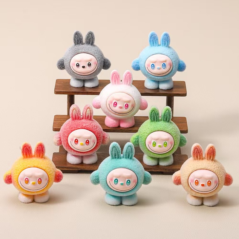 植毛卵ウサギかわいい樹脂 diy アクセサリーキーホルダーペンダント手作り携帯電話チェーンデスクトップ装飾品トレンディなおもちゃ|undefined