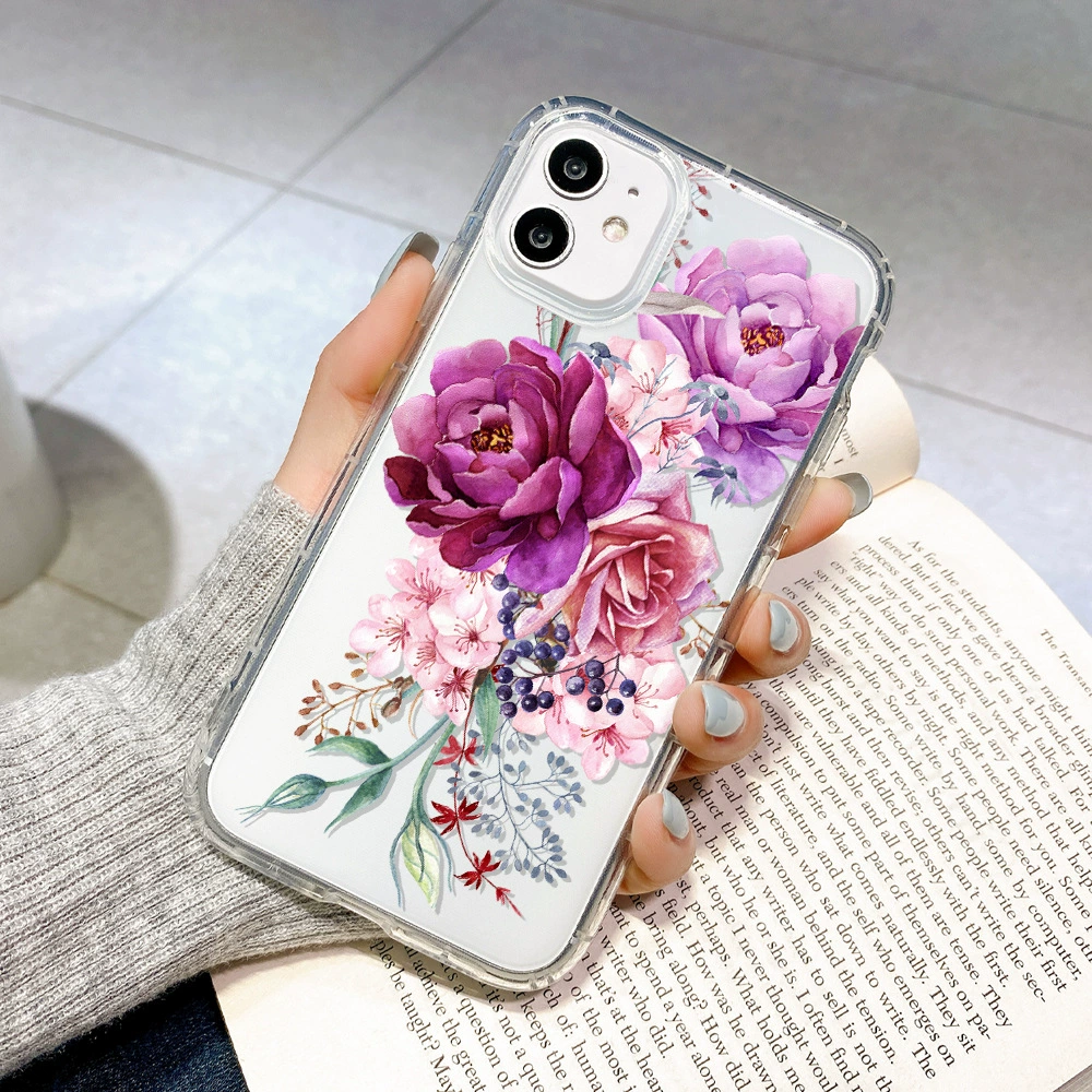 Apple, совместимый мягкий каблук, покрашенный iphone12 pro, защита от падений
