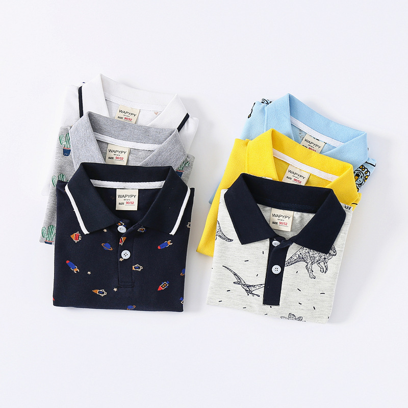 Mode Dessin Animé Impression 100% Coton T-chemises & Chemises display picture 1