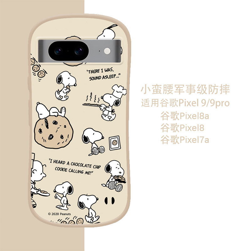 Cute Cartoon Shockproof Phone Case for Google Pixel 8A, 9 Pro, and 7A, Korean and Japanese Style, Cross-Border Shipping