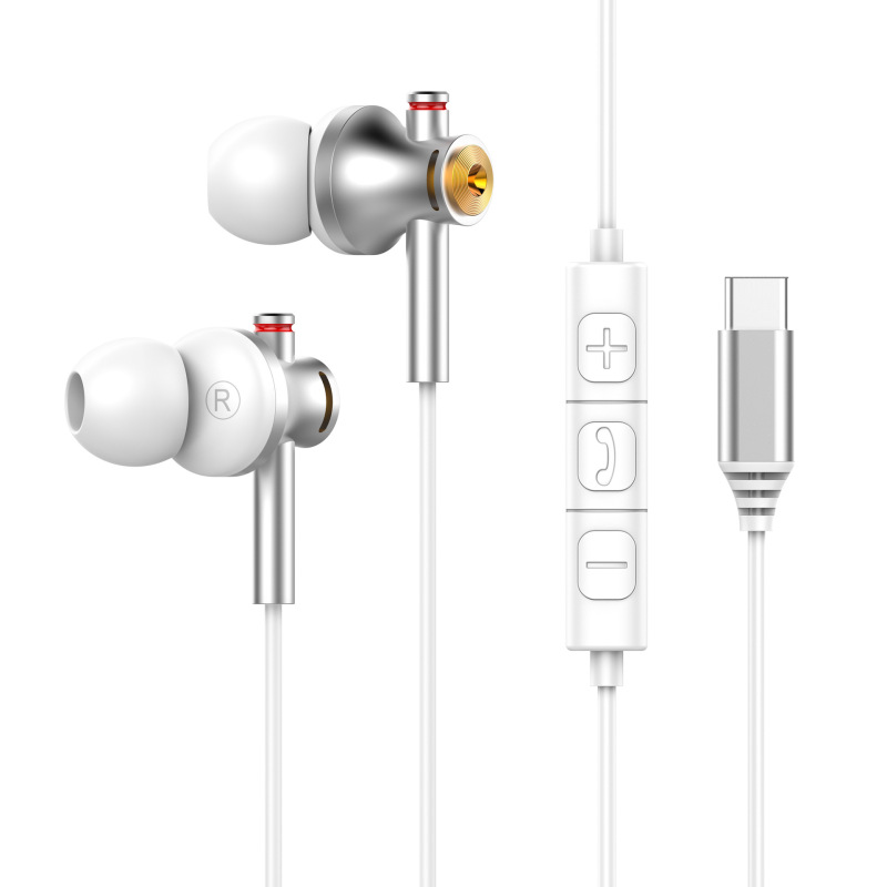 HIFI数字芯片有线耳机跨境批发新款工厂私模高清音乐K歌带线耳机|undefined