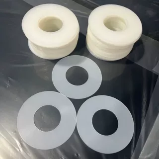 PA6尼龙垫圈圆环圆形垫POM赛钢pp垫片PE塑料垫圈尼龙板棒加工