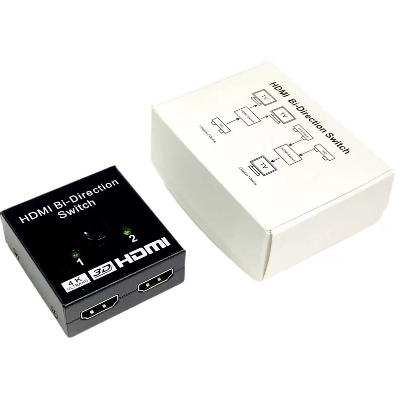 HDMI коммутатор 2 входа 2 выхода 1 распределитель 1 точка 2 выхода из высокоопр. 4K двухканальный