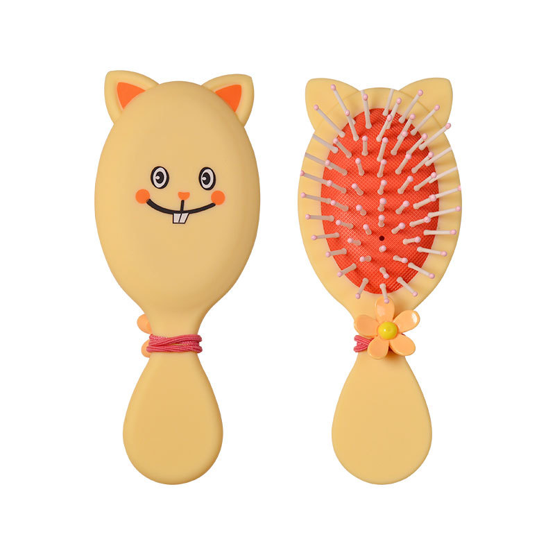 Lindo airbag cojín de aire peine portátil pequeños niños peine cuero cabelludo masaje rizado pelo modelado peine mini peine al por mayor