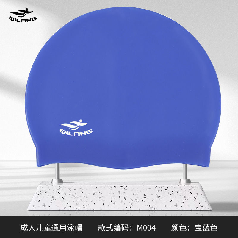 Adultos y niños sombreros de silicona personalizados logotipo de impresión de dibujo de muestra OEM sin estrangular sombreros de buceo fuente de trabajo