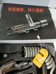 馬桶伴侶手持噴槍套裝免打孔一進二出防生鏽多功能水槍馬桶伴侶