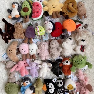 in stock cotton candy pendant penguin lucky cat barcelo bear horn bag hanging tennis pendant avocado