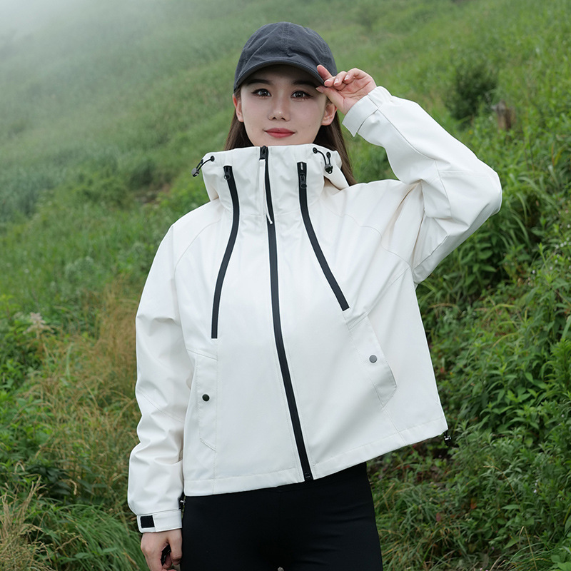 Soft Shell Short Three-in-one Autumn Winter, Outdoor Windproof Waterproof, Super Stylish Jacket For Travel And_voghion.com