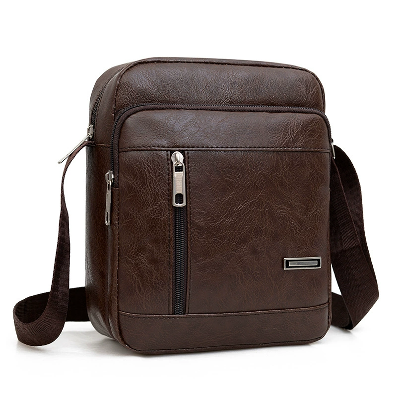 Capacious polyurethane shoulder bag for leisure, backpack, Korean style, high-end