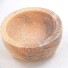 跨境新款日式石碗水果收纳碗样板间桌面石碗大理石摆设厂家批发