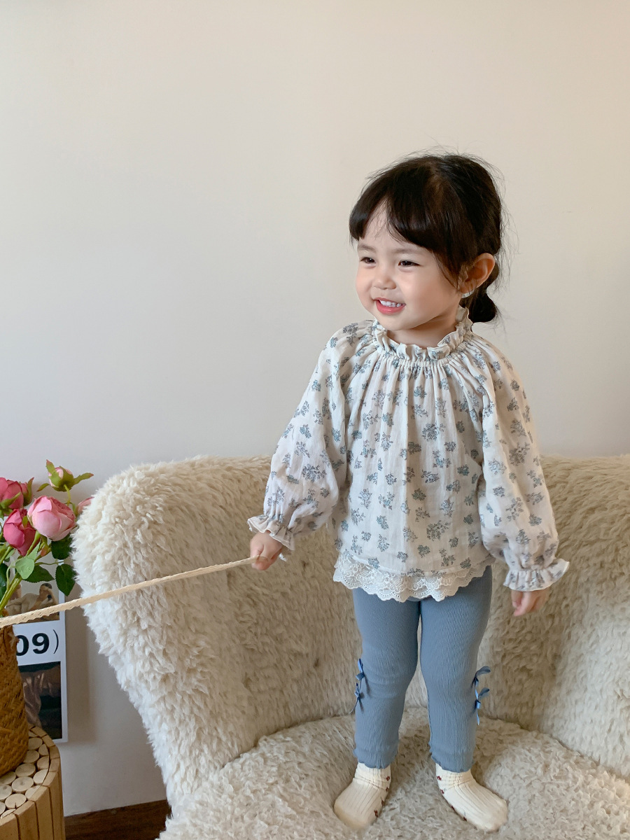 Camisas de niños de otoño para niños coreanos de manga larga camisa casual para muñecas de mujer