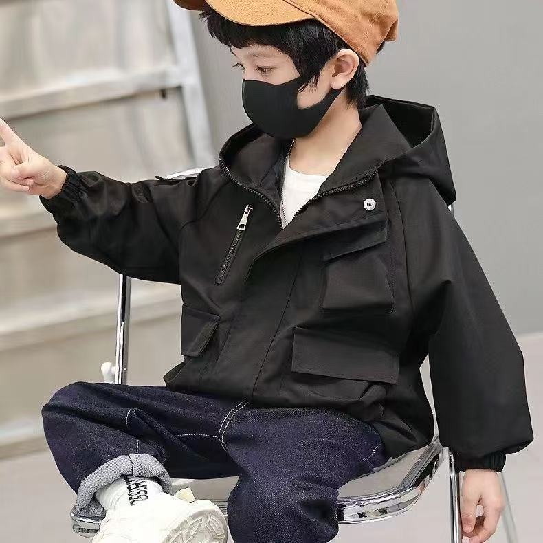 男童风衣春装外套2025新款儿童夹克帅气炸街中小童男孩衣服春秋款|undefined