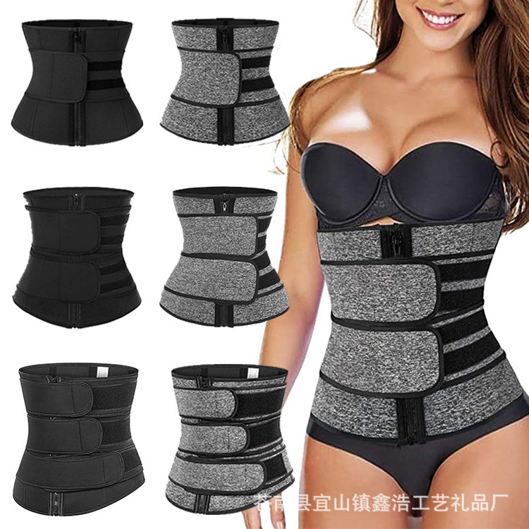 Waist trainer exercise sweat postpartum...