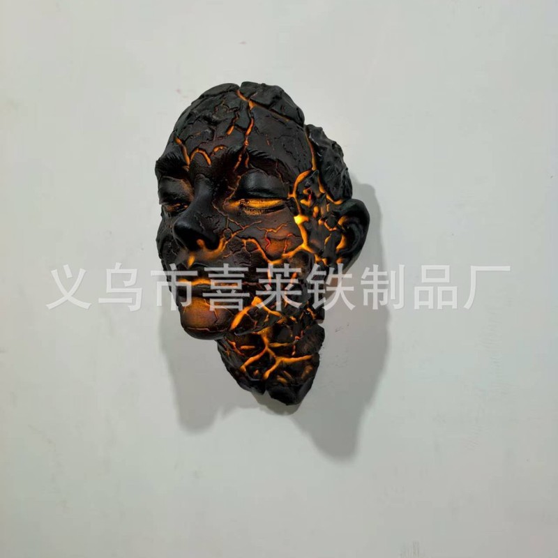 新品Cracked Soul Wall Light破碎的灵魂壁灯树脂工艺品|undefined