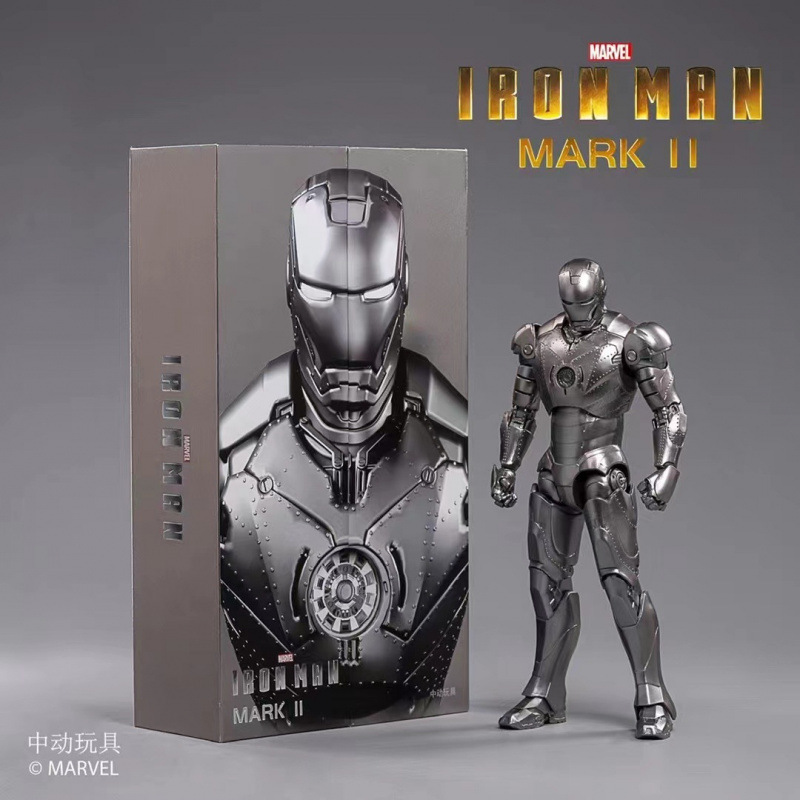 中动MK3钢铁侠MK50MK85漫威复仇者联盟手办人偶蜘蛛侠摆件发光版|undefined