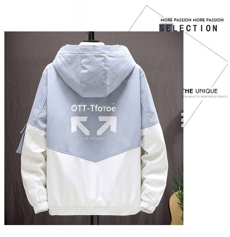Men's Jacket For Spring And Autumn Casual Hooded Workwear Style_voghion.com