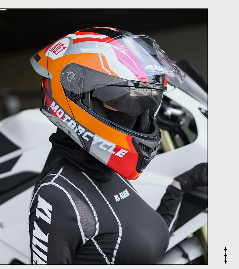 3C/DOT Motorcycle Helmet for Men and Women, All-Season Riding Open-Face Helmet, Winter Warm Riding Safety Helmet