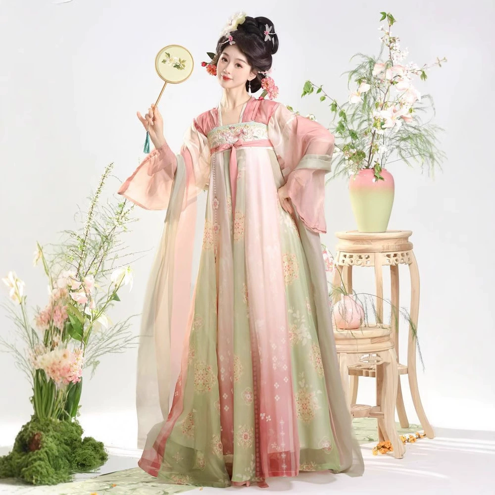 Оригинальная женская цельная юбка длиной до груди Qingyue в стиле династии Хань, повседневная юбка феи, новый элемент китайского стиля Хань, весна и лето