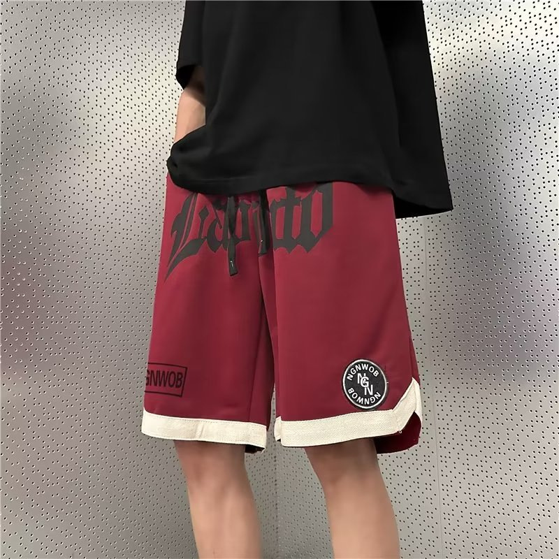 Elegant Youth Popular Men's Casual Pants Loosen New Trendy Summer Fashion Trendy Brand Straight Trendy Pants