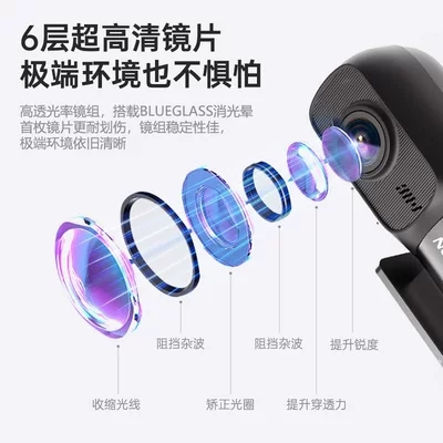 Motorcycle driving recorder: High-Definition, Wire-Free Electric