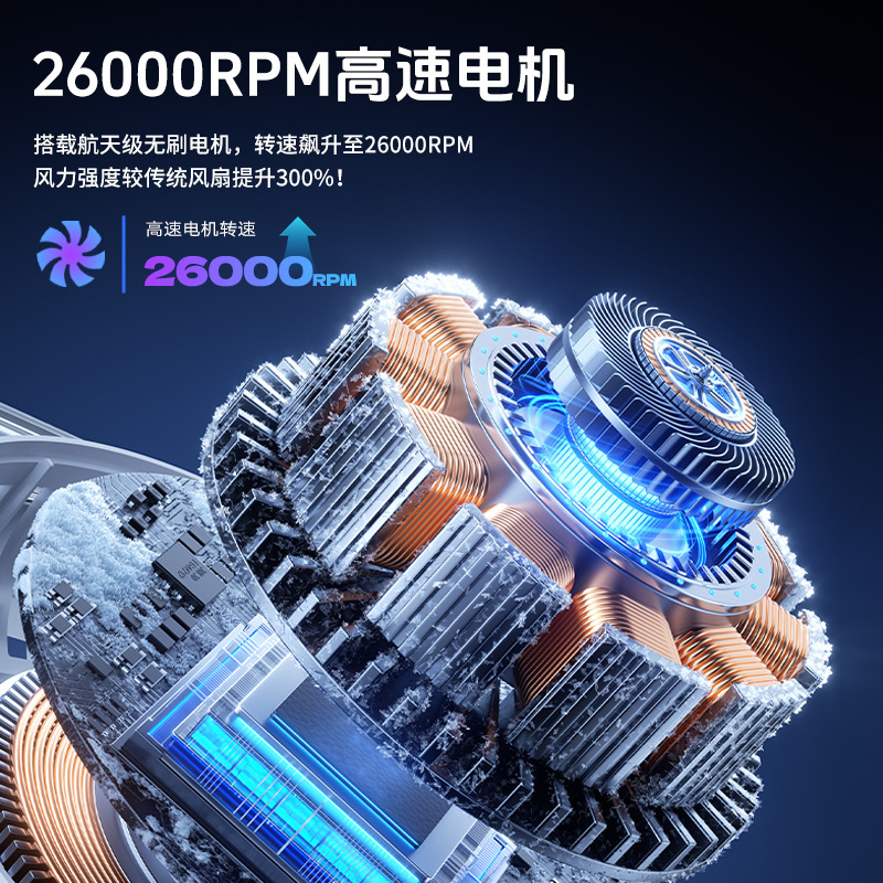 2025新型手持ち携帯小型ファン充電小型オフィス静音ミニ超強力高速ファン|undefined