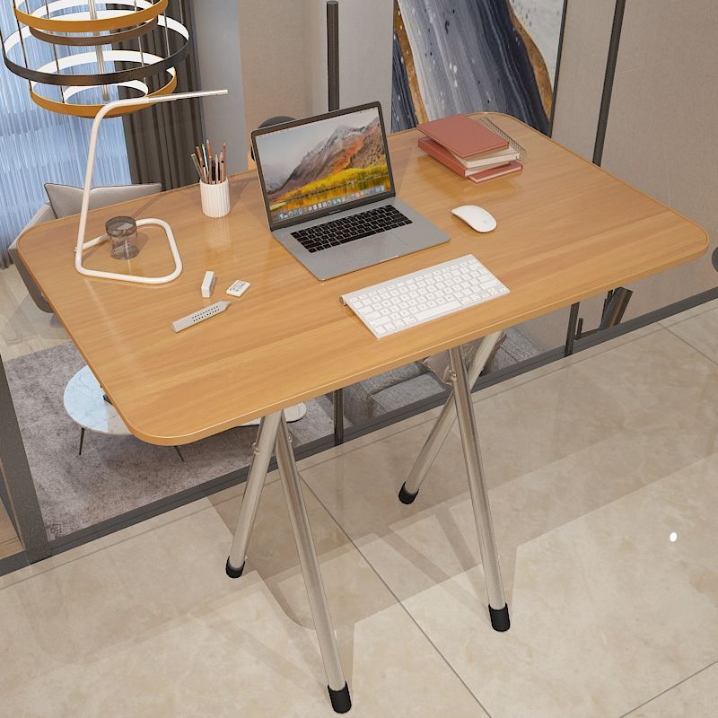 Mesa plegable simple portátil rectangular contra la pared pequeña mesa dormitorio de alquiler mesa de comedor pequeña mesa cuadrada al aire libre