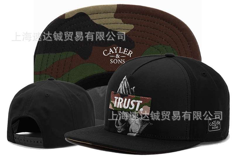 Mayorista comercio exterior sombrero plano sombrero ajuste sombrero sombrero de automóvil sombrero de moda americana sombrero de sol sombrero de sol