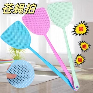 Fly swatter household plastic manual fly swatter mesh surface durable mosquito swatter extended handle fly swatter mosquito swatter