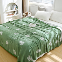 2024新款竹棉盖毯夏季单人冷感毯柔软舒适卡通夏凉被午睡空调毯
