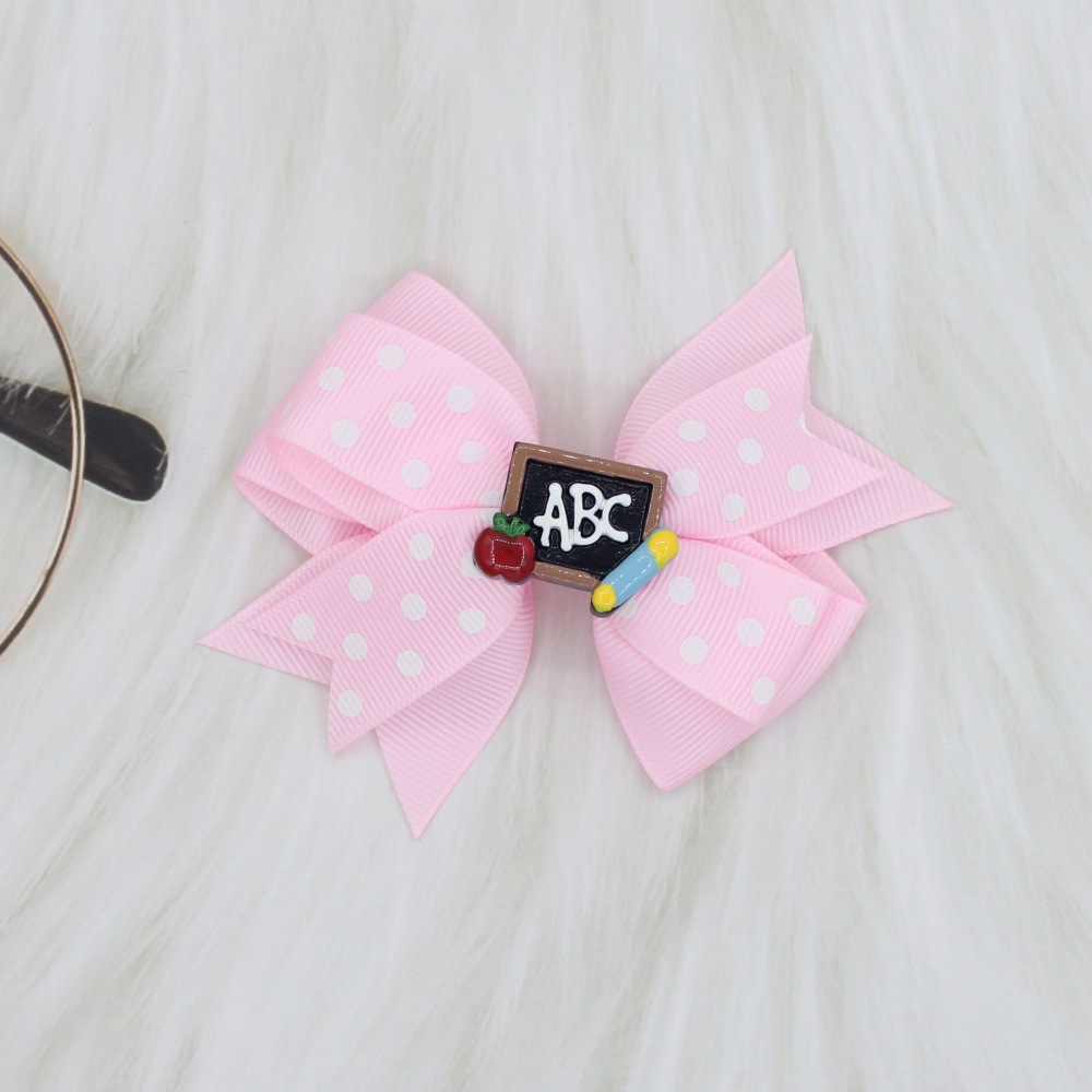 12g Weight Hair Clip Hair Accessories Type 1 Piece Quantity Holiday, Daily Occasion Solid Color Pattern Girl'S Gender Ribbon Design Simple Style Style Girl'S Simple Style Solid Color Cloth Ribbon Hair Clip 6