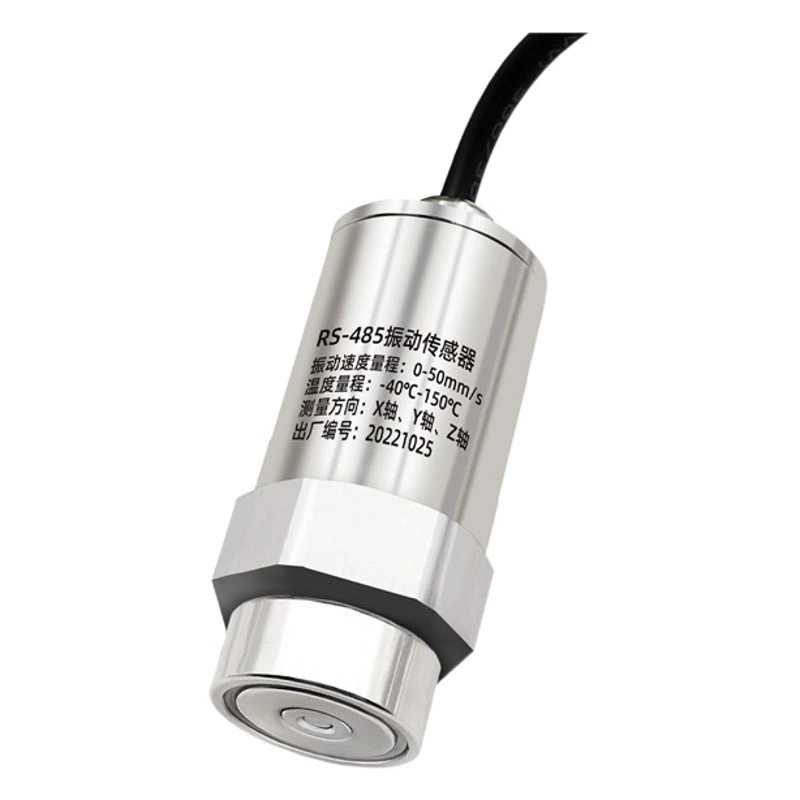 Датчик температуры и вибрации, скорость вибрации, смещение, температура, встроенный двигатель вентилятора, беспроводной взрывозащищенный датчик температуры и вибрации