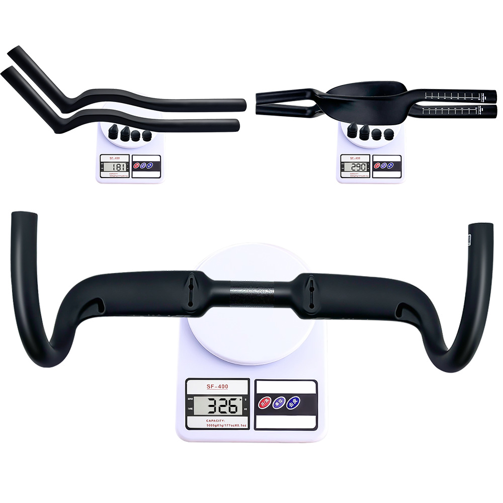 カーボン バンチバー BALUGOE BALUGOE Carbon Fiber Handlebar Road Bike Internal Wiring TT Rest