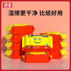 Factory Wholesale BC Wet Toilet Paper Infant Baby Cleaning Hygiene Wet Wipes Private Parts Care Wet Wipes for Both Girls and Boys