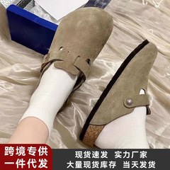 越境〜外国貿易専用在庫〜ビルケンシュトックシューズ コルクソール フィッシングビルケンシュトックシューズ 男女兼用 アウターウェア 包頭ハーフスリッパ