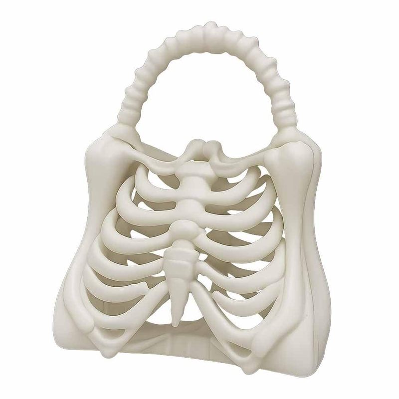 跨境 printed skeleton bone bag 骨制包装饰|undefined