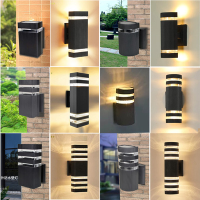 Foreign trade outdoors Wall lamp outdoors Wall lamp lighting Wall lights Double head Wall lamp led outdoors Garden wall lamp